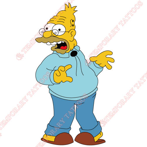 The Simpsons Customize Temporary Tattoos Stickers NO.3654